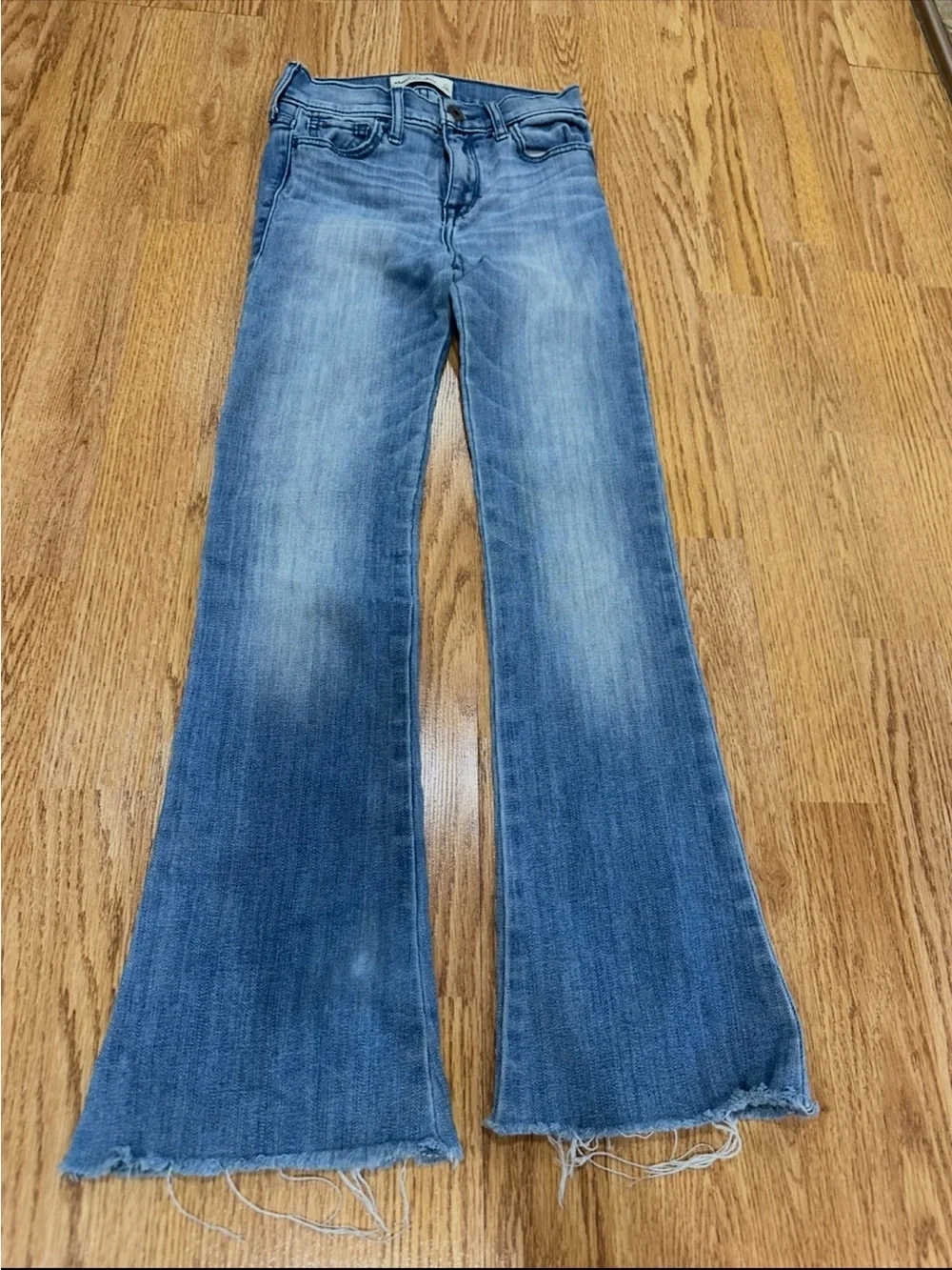 Abercrombie kids Abercrombie & fitch girls denim jeans size 10 flare